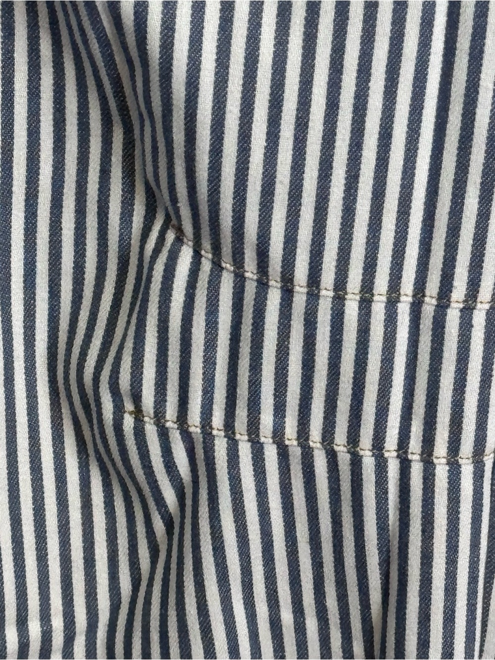 Altar’d State Wide Leg Crop Pants Womens Small Blue White Striped NWT - Picture 2 of 6